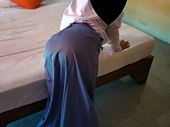 Black man (29 cm penis) fucking Turkish Muslim woman in a hijab