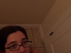 My Slut Wife Fucks a Hard Black Cock in Motel Bathroom