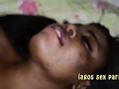 Fucking my sexy sister in-law with my monster cock in my lagos ghetto apartment while wife is away