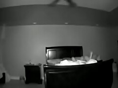 Cheating black wife caught on hidden cam with white cock