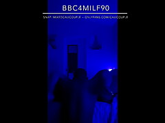 BBC seduces Latina wife with blue light